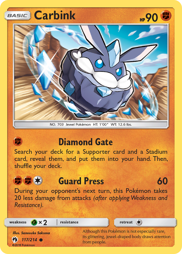 Lost Thunder Carbink #117/214